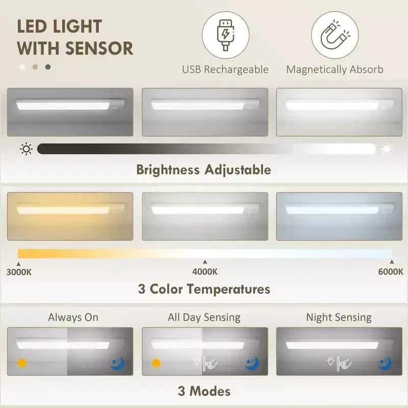 Credenza dispensa da cucina da 71 con luci LED, 6 ripiani sulle ante, un cassetto e 4 ripiani regolabili