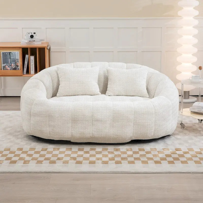 Sitzsack aus Chenille, Relaxsofa