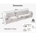 Modulares Cord-Sofaelement von Dyonery mit abnehmbaren, waschbaren Bezügen