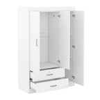Spiegelschrank mit 3 Türen, Einlegeböden und 2 Schubladen