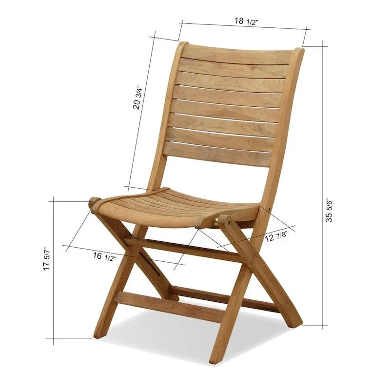 Juego de comedor extensible para patio de 13 piezas Amazonia Teak Sessa - 13 piezas