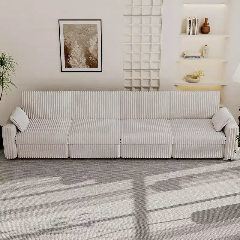 Modulares Cord-Sofaelement von Dyonery mit abnehmbaren, waschbaren Bezügen