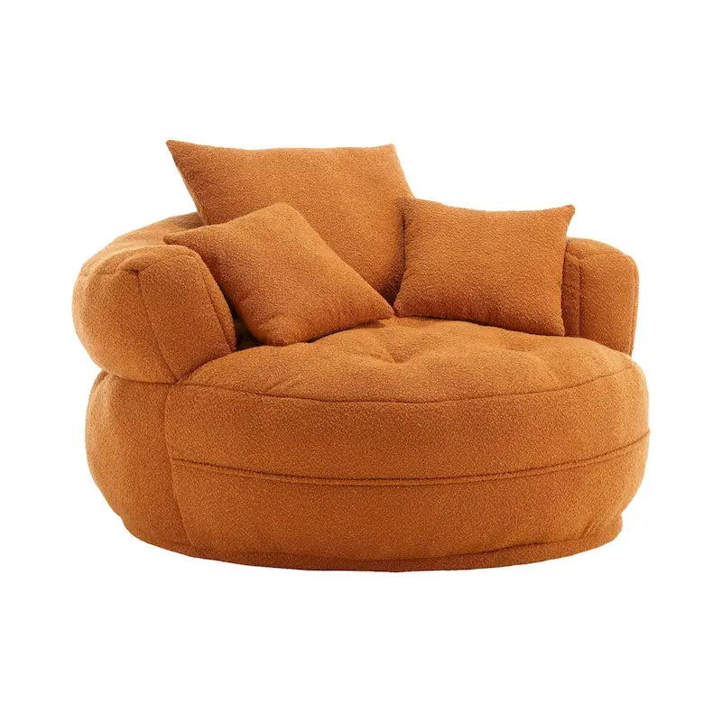 Runder Loungesessel – Weiß/Blau/Grau/Gelb/Orange/Rosarot/Marineblau/Grün, Sitzplatz für eine oder zwei Personen