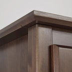 Armario de madera maciza de 2 puertas - 41x72x22
