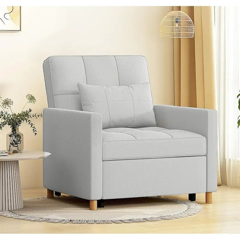 Poltrona divano letto 3 in 1 AECOJOY con cuscino e schienale convertibile