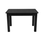 Mesa de comedor rústica Flash Furniture de pino macizo, rectangular, de 46 x 30