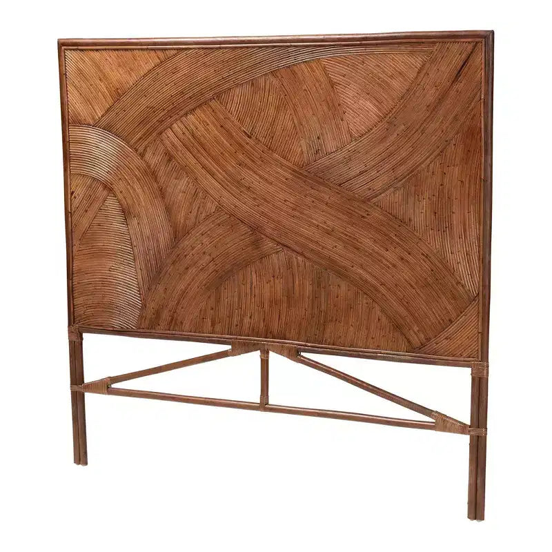 Testiera indipendente King Elettra in rattan bali & pari: lavorata a mano, senza montaggio, design bohémien
