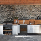 Lavatoio e supporto per lavatoio in acciaio inox, L 24 x P 22 x H 35 pollici
