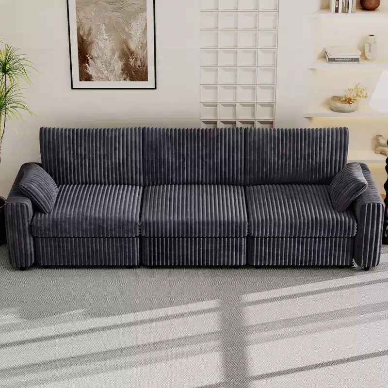 Modulares Cord-Sofaelement von Dyonery mit abnehmbaren, waschbaren Bezügen