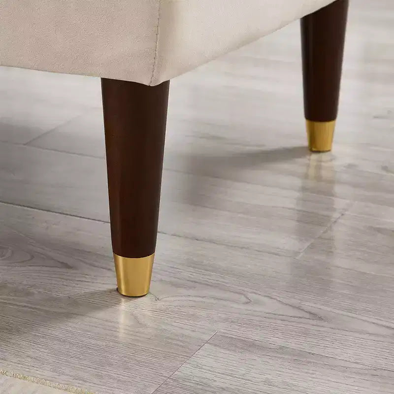 Sillón chaise longue moderno de terciopelo, tapizado, con reposabrazos curvo, sofá cama tipo chaise longue para dormitorio, oficina o sala de estar