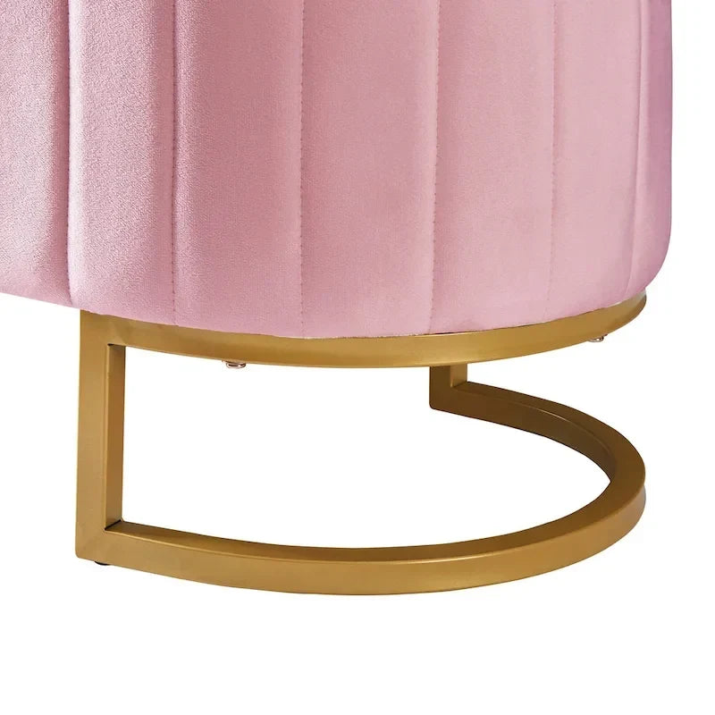 Set da camera da letto in 2 pezzi, letto a piattaforma matrimoniale LED con pouf contenitore