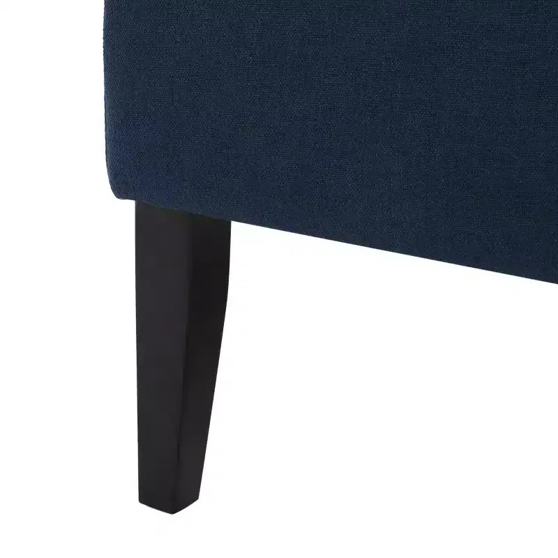 High-Back Wingback Dining Chair – Upholstered Polyester, Holds 250 lbs
