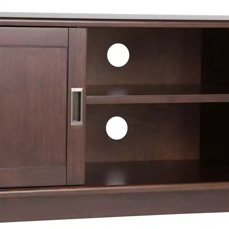 Mobile TV Tierney in legno massello stile Mid-Century per TV fino a 66" – 60" di larghezza