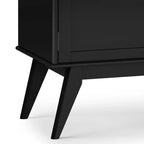 Mobile TV Tierney in legno massello stile Mid-Century per TV fino a 66" – 60" di larghezza