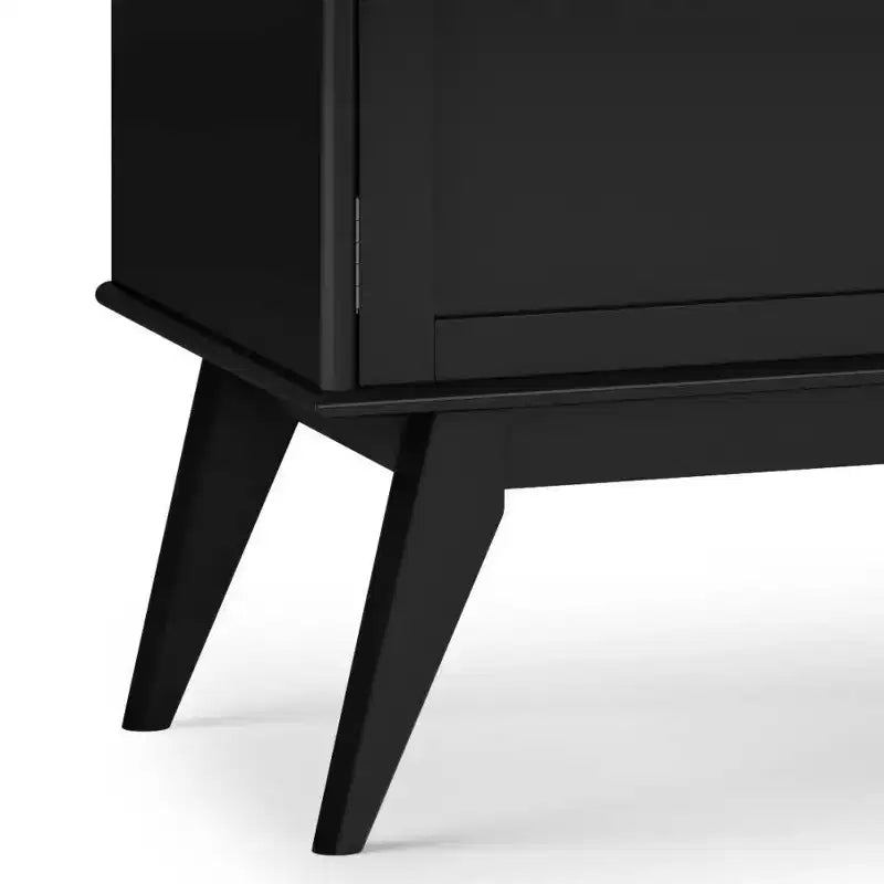 Mobile TV Tierney in legno massello stile Mid-Century per TV fino a 66" – 60" di larghezza