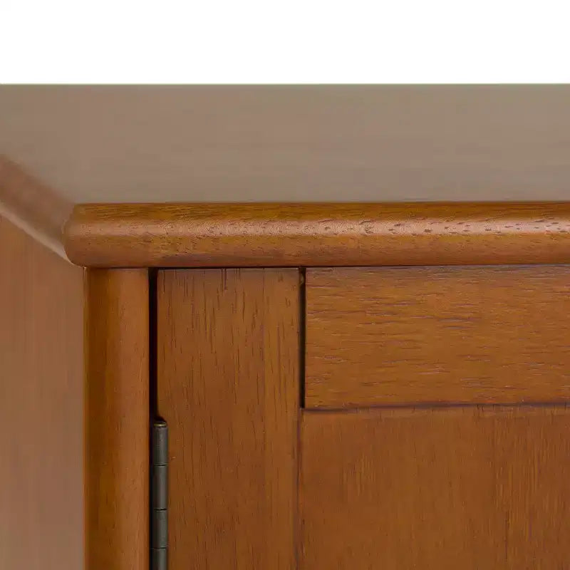 Mobile TV Tierney in legno massello stile Mid-Century per TV fino a 66" – 60" di larghezza
