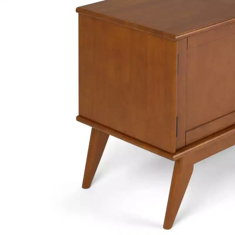 Mobile TV Tierney in legno massello stile Mid-Century per TV fino a 66" – 60" di larghezza
