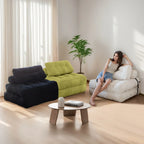 8 Cord-Sofa zum Zusammenklappen, Schlafsofa, Einzel