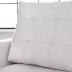 Chaise Longue Contenitore – Divano Relax Imbottito in Lino con Vano Nascosto