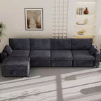 Modulares Cord-Sofaelement von Dyonery mit abnehmbaren, waschbaren Bezügen