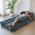 8 Cord-Sofa zum Zusammenklappen, Schlafsofa, Einzel