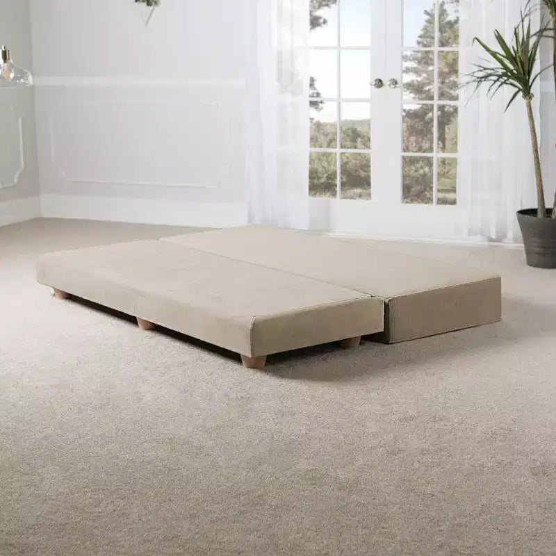 Päivävuode / ulosvedettävä queen-size-vuodesohva – mikrosametti
