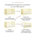Lettino trasformabile Babyletto Swell 4-in-1 con kit di conversione in letto per bambini