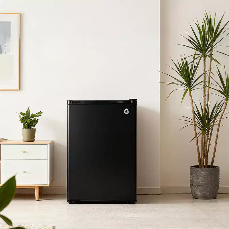 Mini-koelkast van 4,5 cu ft met vriesvak, compacte koelkast met omkeerbare deur, verstelbare thermostaat, energiezuinig, kleine koelkast