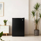 Mini-koelkast van 4,5 cu ft met vriesvak, compacte koelkast met omkeerbare deur, verstelbare thermostaat, energiezuinig, kleine koelkast