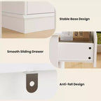 Úložná skříň s 8 zásuvkami, komoda s hlubokými zásuvkami, velká široká skříň do obývacího pokoje, předsíně nebo dětského pokoje