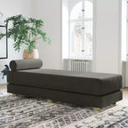Päivävuode / ulosvedettävä queen-size-vuodesohva – mikrosametti