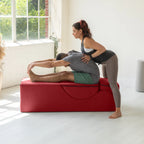 Chaise longue convertibile Avana Kami / poltrona per yoga e massaggi - pouf 2-in-1 con poltrona lounge da yoga ripiegabile estraibile nascosta, microvelluto - N/A