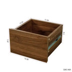 GDFStudio Hikaru modern dressoir met schuifdeuren van glas en laden