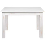 Mesa de comedor rústica Flash Furniture de pino macizo, rectangular, de 46 x 30