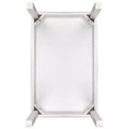 Mesa de comedor rústica Flash Furniture de pino macizo, rectangular, de 46 x 30