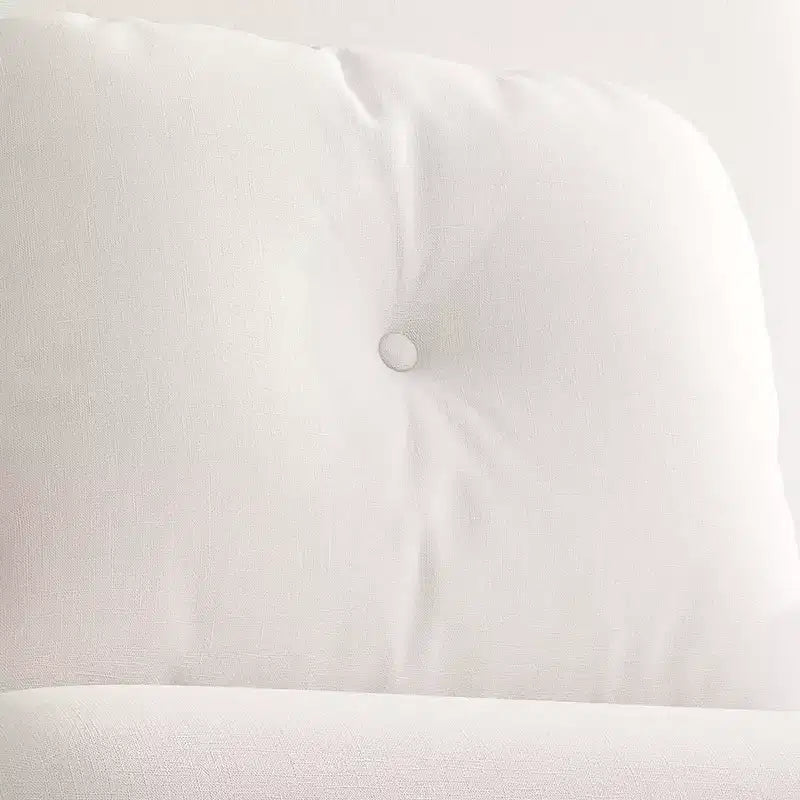 Divano letto pieghevole 3-in-1, poltrona trasformabile con schienale regolabile in 5 posizioni e cuscino, letto salvaspazio per soggiorno, camera da letto e ufficio (bianco)
