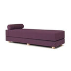 Päivävuode / ulosvedettävä queen-size-vuodesohva – mikrosametti