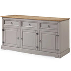 65 Zoll Holz-Buffet-Sideboard im Landhausstil – Corona-Kollektion