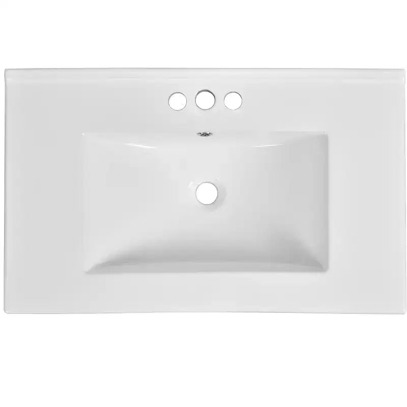 Meuble-lavabo de salle de bains de 30 po à lavabo simple, avec armoire et 3 tiroirs – noir / bleu / vert / indigo / blanc