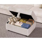 Modulares Cord-Sofaelement von Dyonery mit abnehmbaren, waschbaren Bezügen
