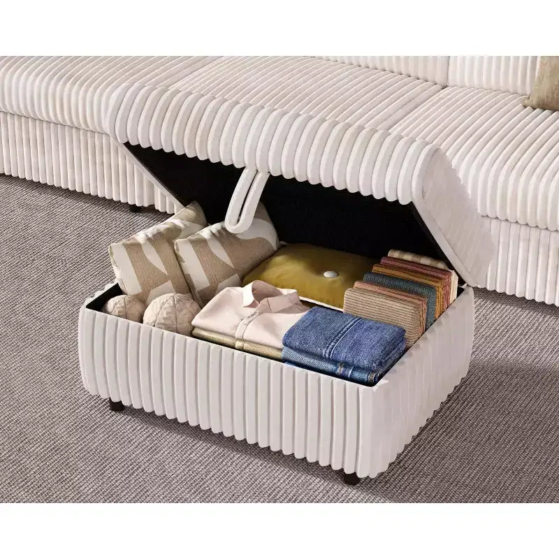 Modulares Cord-Sofaelement von Dyonery mit abnehmbaren, waschbaren Bezügen