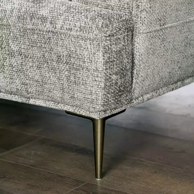 Divanetto da 65" – Rivestimento in ciniglia con schienale estensibile e portabicchieri