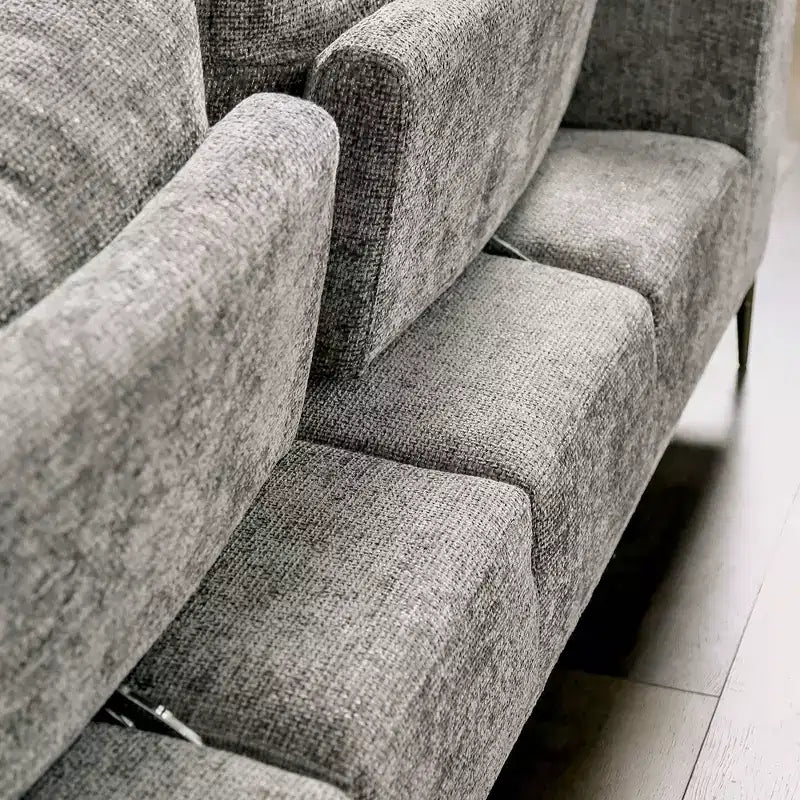 Divanetto da 65" – Rivestimento in ciniglia con schienale estensibile e portabicchieri