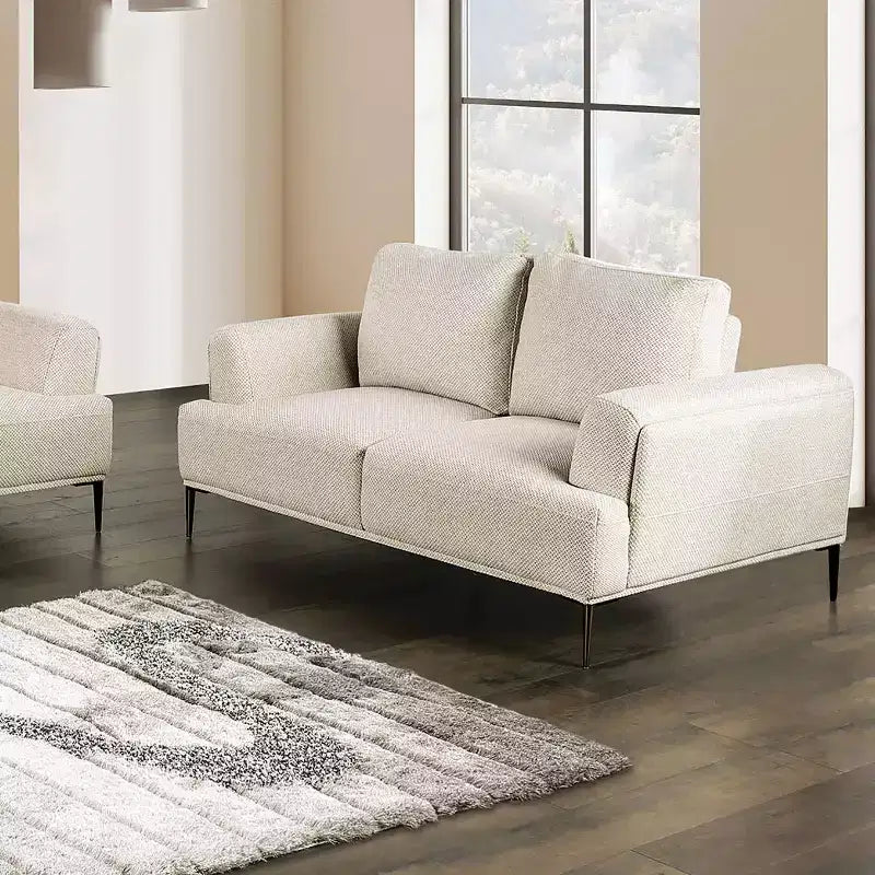 Divanetto da 65" – Rivestimento in ciniglia con schienale estensibile e portabicchieri