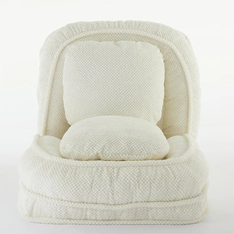 Fauteuil-canapé relax, 5 positions réglables, s’assoit, dort, se plie, idéal pour la chambre ou le salon