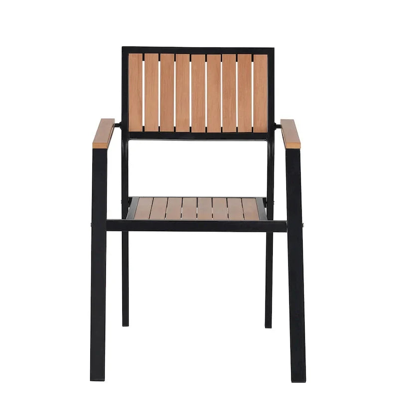 7-teiliges ausziehbares Esszimmer-Set mit ausziehbarem Tisch und 6 Armlehnstühlen