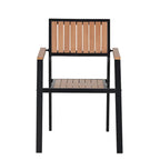 7-teiliges ausziehbares Esszimmer-Set mit ausziehbarem Tisch und 6 Armlehnstühlen