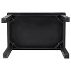 Mesa de comedor rústica Flash Furniture de pino macizo, rectangular, de 46 x 30