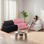 8 Cord-Sofa zum Zusammenklappen, Schlafsofa, Einzel