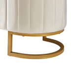 Set da camera da letto in 2 pezzi, letto a piattaforma matrimoniale LED con pouf contenitore